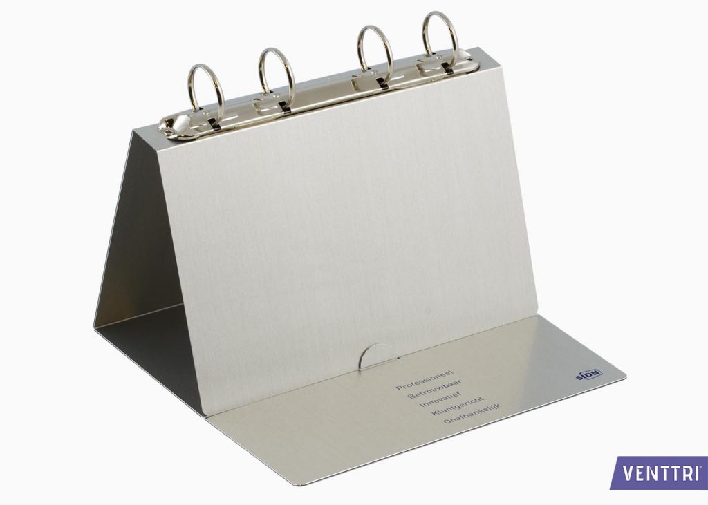 Aluminium table flip chart Venttri