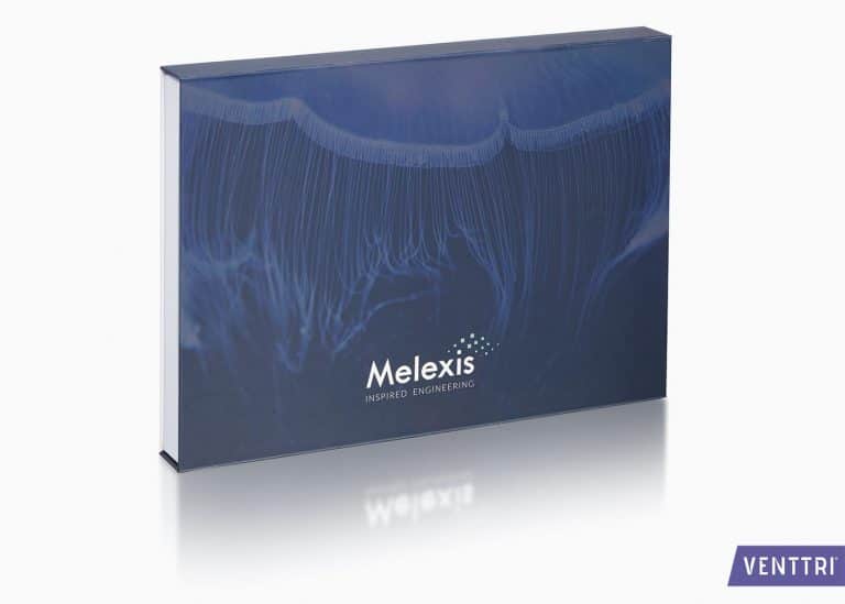 Luxury presentation box with hinged lid