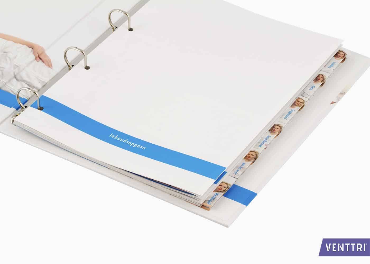 Binder in corporate style Venttri