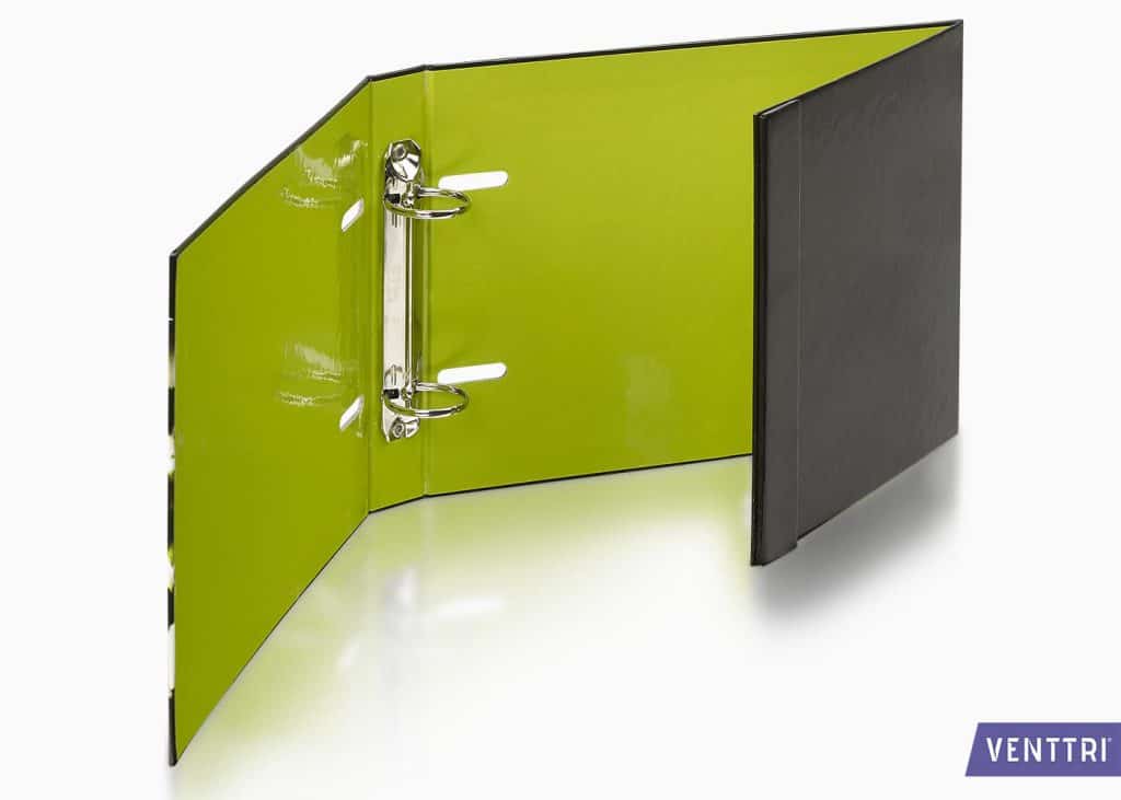 Table flip chart with block strip Venttri