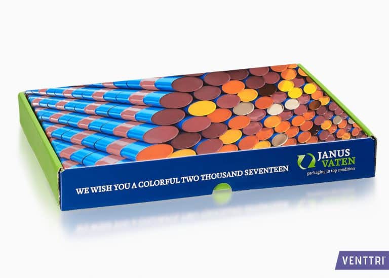 Printed shipping box