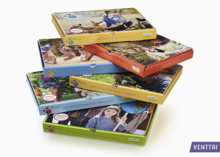boxes with logo