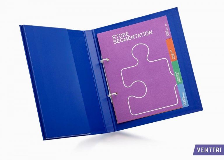 Compact A5 ring binder with PMS printing and scratchresistant laminate