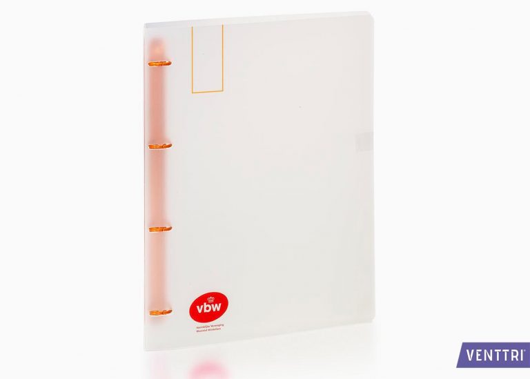 Transparent ring binder