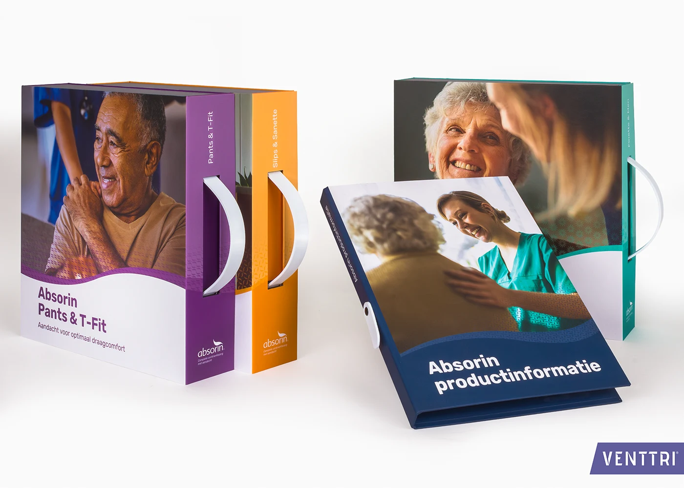 3 cases and ring binder